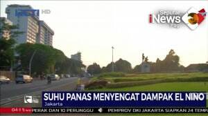 Cuaca Panas Sengat Jakarta