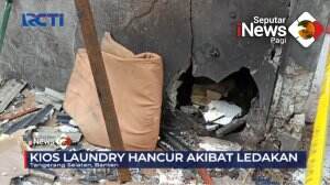 Kios Usaha Laundry Meledak