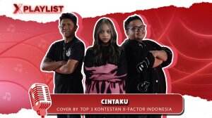 Karaoke Bareng TOP 3 Kontestan X- Factor Indonesia "Cintaku"