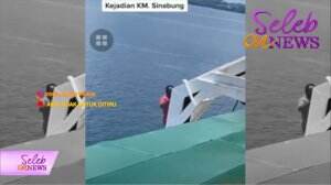 Aksi Nekat Pria Terjun Ke Laut