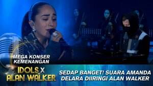 Sedap Banget! Suara Amanda Delara Diiringi Alan Walker - Mega Konser Kemenangan 2023