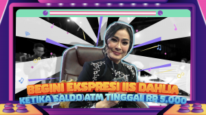 Begini Ekspresi Iis Dahlia Ketika Saldo Atm Tinggal Rp 5.000