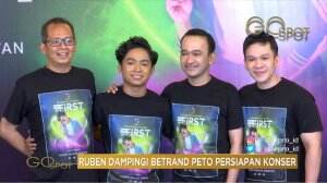 Ruben Dampingi Persiapan Konser Betrand Peto