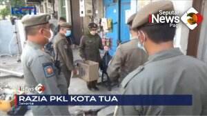 Razia PKL Di Kawasan Kota Tua
