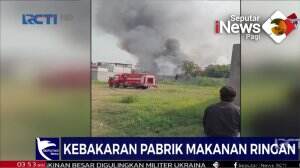 Kebakaran Pabrik Makanan Ringan Di Tangerang