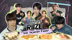 Serunya RIIZE Icip Jajanan Pasar