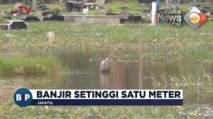Ratusan Makam Terendam Banjir