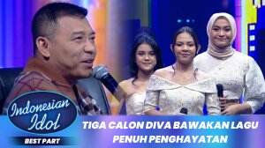 Tiga Calon Diva Bawakan Lagu Penuh Penghayatan, 5 Standing Ovation! - Indonesian Idol XII