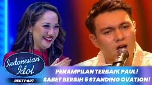 Penampilan Terbaik Paul! Sabet Bersih 5 Standing Ovation! - Indonesian Idol XII