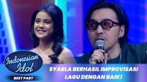 Syarla Berhasil Improvisasi Lagu Dengan Baik! - Indonesian Idol XII