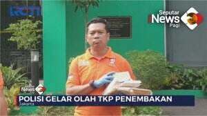 Olah TKP Penembakan di Kantor MUI