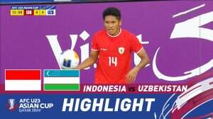 Highlight Indonesia vs Uzbekistan