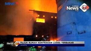 7 Rumah Kontrakan Terbakar