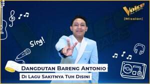 Dangdutan Bareng Antonio Di Lagu Sakitnya Tuh Disini