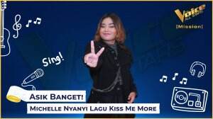 Asik Banget! Michelle Nyanyi Lagu Kiss Me More