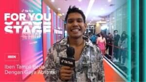 Iben Tampil Beda Dengan Gaya Abstrak