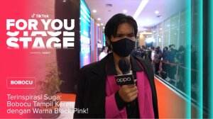 Terinspirasi Suga: Bobocu Tampil Keren Dengan Warna Black Pink!