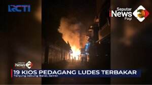 Kios Pedagang Terbakar