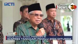 Wapres Tanggapi Pemilu 2024 Ditunda