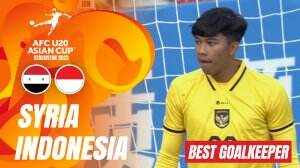 Best Goalkeeper Suriah Vs Indonesia