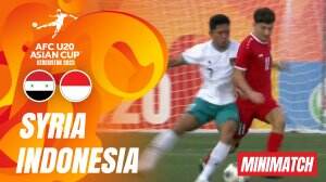 Minimatch Suriah Vs Indonesia - RCTI+