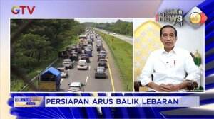 Presiden Joko Widodo Menghimbau Pemudik Pulang Lebih Awal