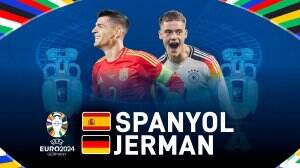 Minimatch Spanyol vs Jerman Euro 2024