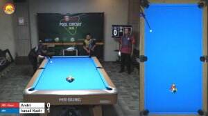 Minimatch POBSI Cup Pelajar Mahasiswa 2023 Andri Vs Ismail Kadir