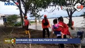 Evakuasi Korban Banjir Bekasi