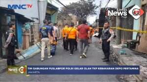 Olah TKP Kebakaran DPO Pertamina
