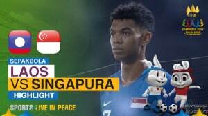 Highlight Sea Games Cambodia 2023 Laos Vs Singapura