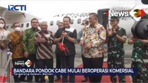 Bandara Pondok Cabe Mulai Beroperasi