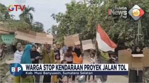 Emak-Emak di Banyuasin Minta Proyek Jalan Tol Dihentikan