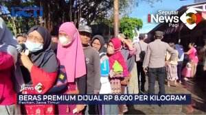 Ratusan Warga Antre Beras Murah
