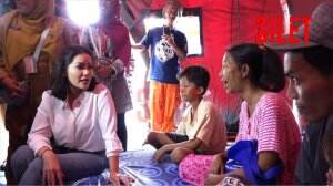 Peduli Sesama, Kristina Datangi Para Korban Kebakaran Plumpang