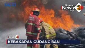 Kebakaran Gudang Ban Bogor