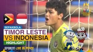 Highlight Sea Games Cambodia 2023 Timor Leste Vs Indonesia