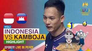 Highlight Volley Ball Putra Indonesia Vs Kamboja