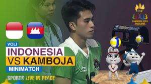 Minimatch Volley Ball Putra Indonesia Vs Kamboja
