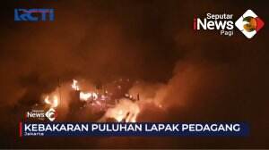 Puluhan Lapak Pedagang Terbakar