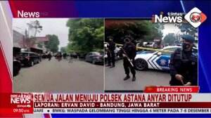 Semua Jalan Menuju Polsek Astana Anyar Ditutup