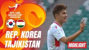 Highlights Korea Republic vs Tajikistan