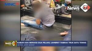 Dua Pelaku Jambret Terjatuh