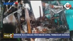 Kapal Terbakar di Cilegon, Banten
