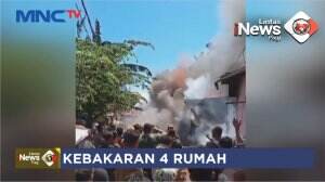 4 Rumah di Makassar Terbakar