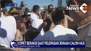Aksi Copet Saat Pelepasan Jemaah Haji