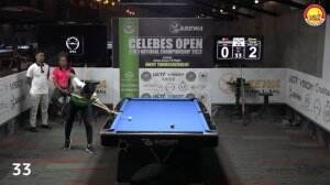 Minimatch POBSI Celebes Open 2023 Feri Erlangga Vs Jefry Zen