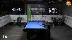 Minimatch POBSI Celebes Open 2023 Nuzul Vs Dayat