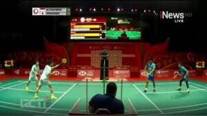Alfian/Ardia Berhasil Menangi Game Pertama - HSBC BWF World Tour Finals 2022