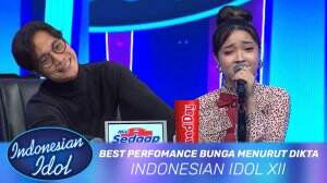 Best Perfomance Bunga Menurut Dikta - Indonesian Idol XII
